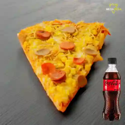 Combo Pizza Perro + Coca Cola Sin Azúcar 400 ml