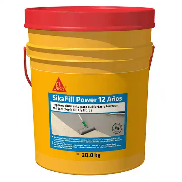 Sika Impermeabilizante Terrazas y Cubiertas Blanco 12