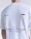 Camiseta Hombre Blanco Talla M 849G000_BLA110601 Americanino