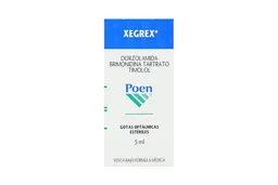 Xegrex Solución Oftálmica (20 mg/ 2 mg/ 5 mg)