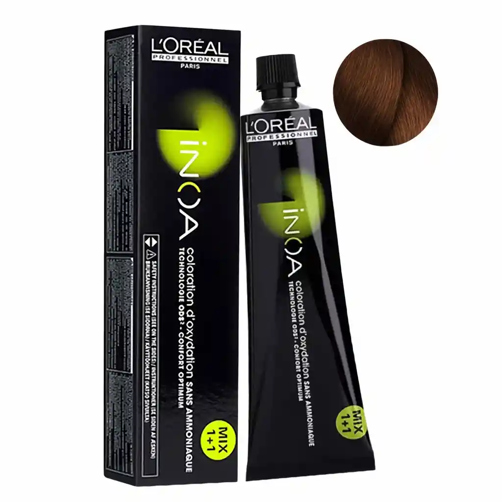 Bio Inoa Tinte Ru Oscuro Dorado Cobrizo N.6.34 60 Ml