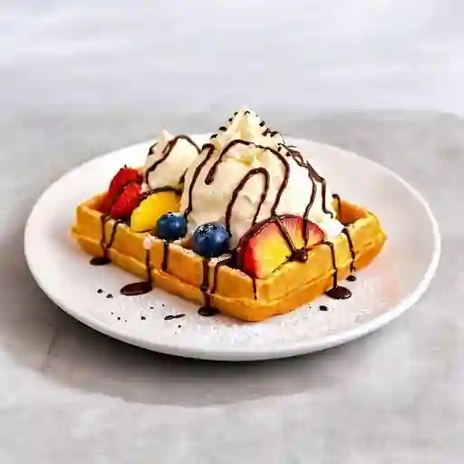 Waffle de Fruta