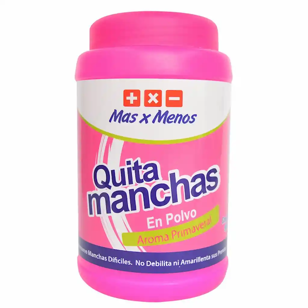 As M X Menos Quitamanch Primaveral Polvo
