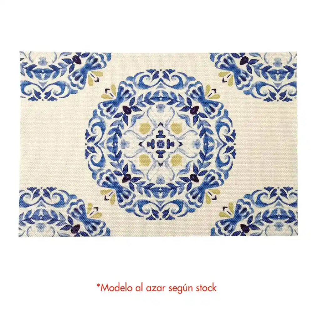 Individual de Pvc Con Textura Print Surtido