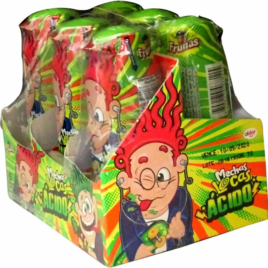 Mechas Locas Caramelo Liquido Sour Manzana