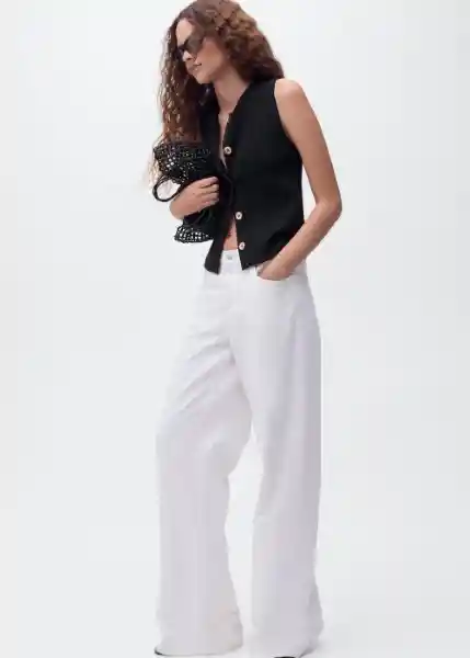 Chaleco Yolando Negro Talla S Mujer Mango