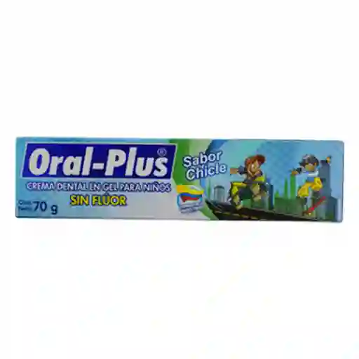 Oral Plus Crema Dental en Gel para Niños Sabor a Chicle