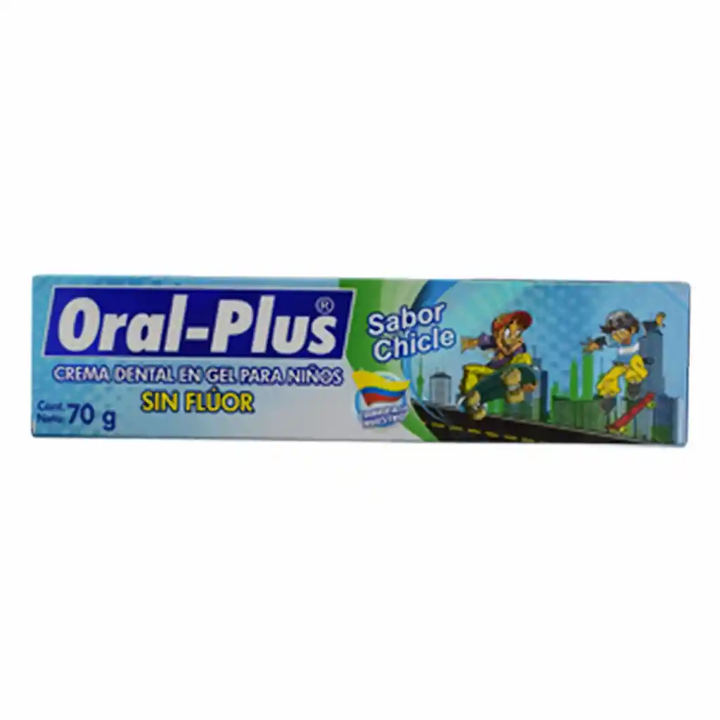 Oral Plus Crema Dental en Gel para Niños Sabor a Chicle