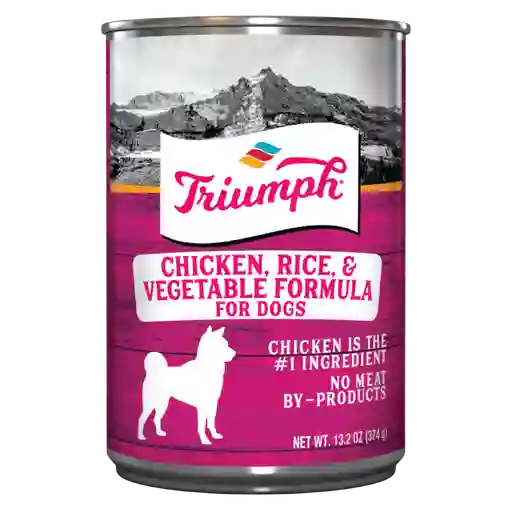Triumph Alimento Húmedo para Perro con Pollo y Vegetales