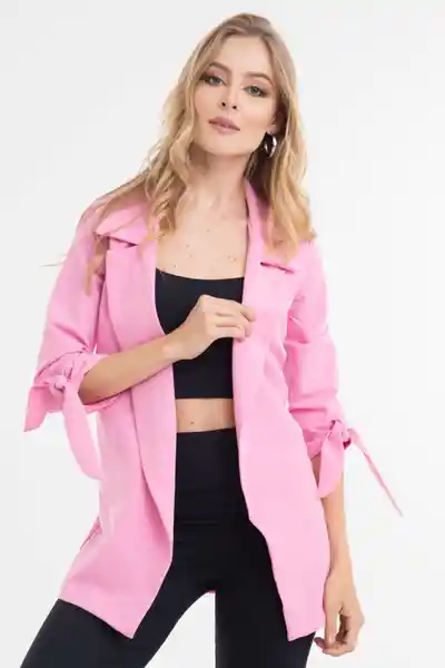 Ragged Chaqueta Níger Color Rosado Brillante Talla L