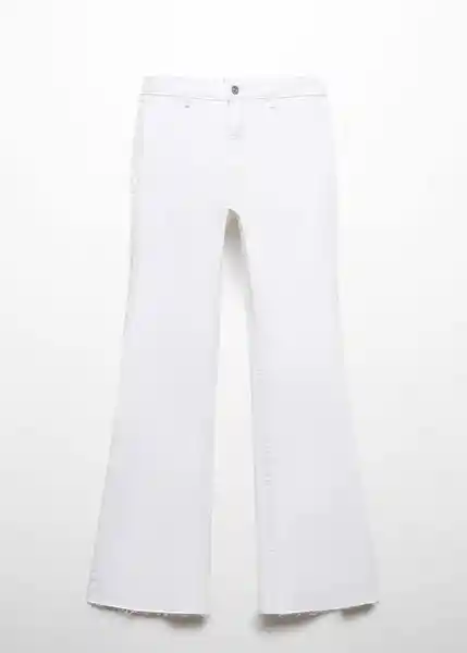 Jean Slimflar Niñas Blanco Talla 22 Mango