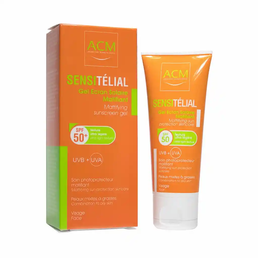 Acm Gel Solar Matificante Sensitelial  Spf 50