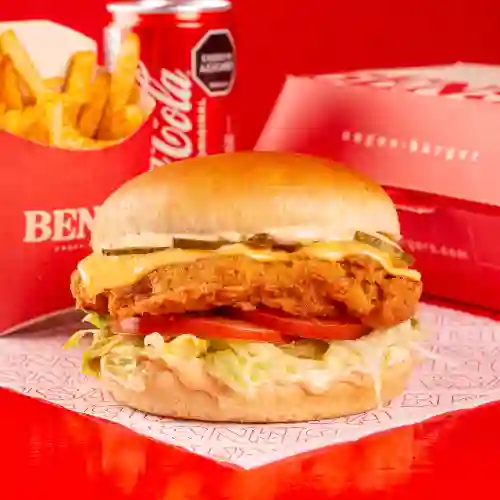 Hamburguesa Chicken Bensa Combo