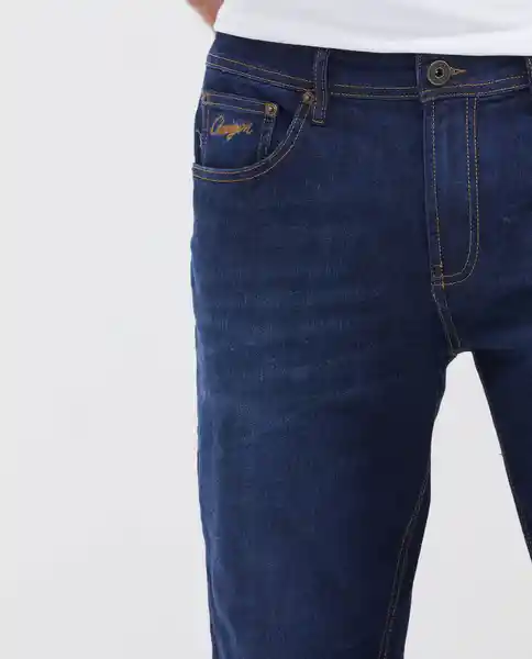 Jean Straight Fit-Masculino Azul Clasico Oscuro 34/32 Chevignon