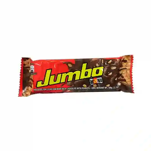 Chocolatina Jumbo Maní X40 G