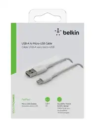 Belkin Cable USB a Micro USB Blanco