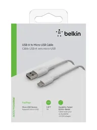 Belkin Cable Usb A Microusb Blanco