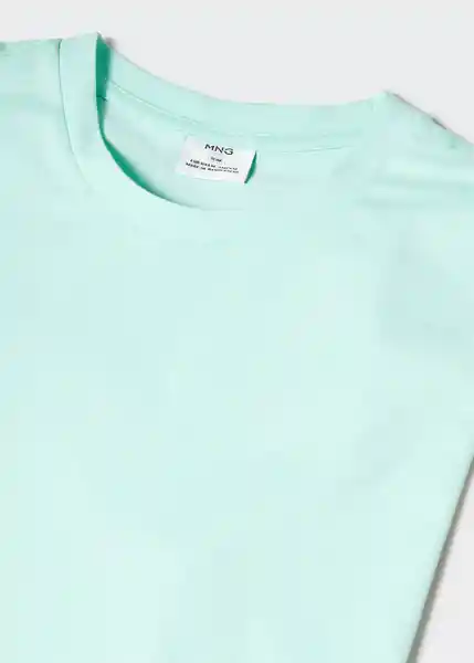 Camiseta Cherlo-H Menta Talla M Hombre Mango