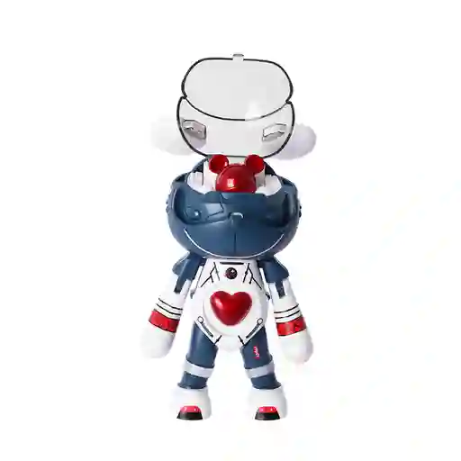 JugueteTransformación Oso Interestelar Blanco Serie Miniso