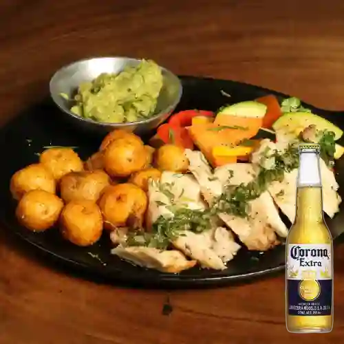 Combo Suprema Rústica + Cerveza Corona Bot. 355ml