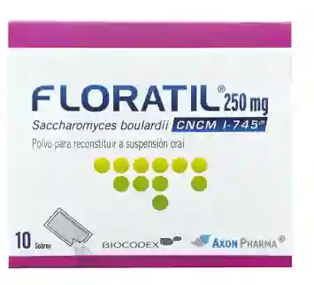 Floratil 250 Mg Caja 10 Sobres Polvo Para Suspension Oral