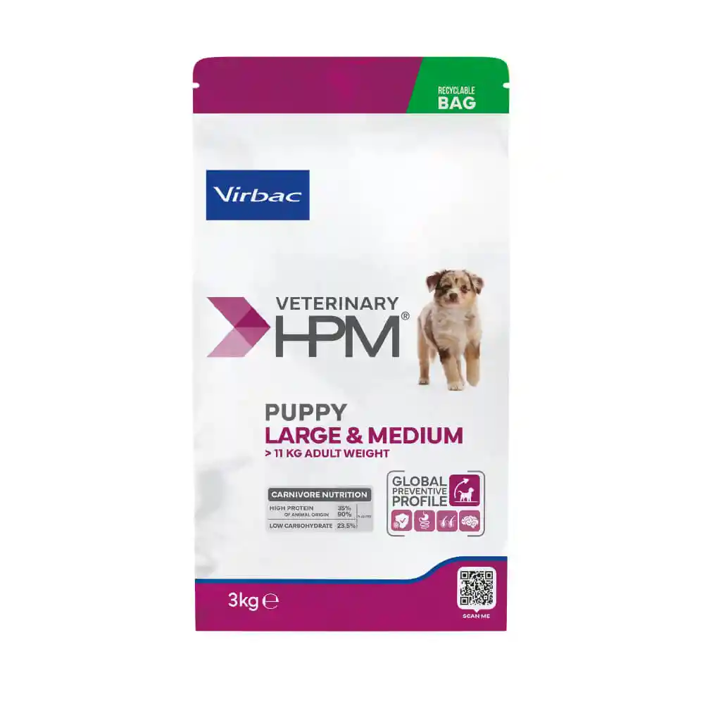 Hpm Veterinary Alimento Para Cachorros Large And Medium