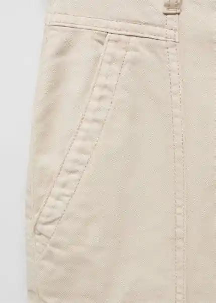 Pantalón Sophie Off-White Talla 44 Mujer Mango