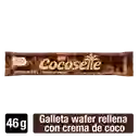 Galletas COCOSETTE Wafer rellenas con crema de coco x 46g