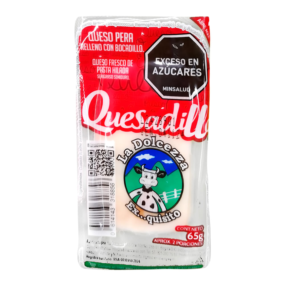 Queso Dolcezza Pera Relleno de Bocadillo 65 g