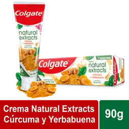 Colgate Crema Dental Natural Extracts Cúrcuma y Yerbabuena