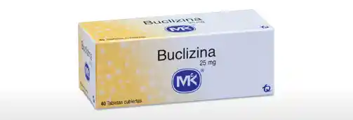 Mk Buclizina Tabletas (25mg)