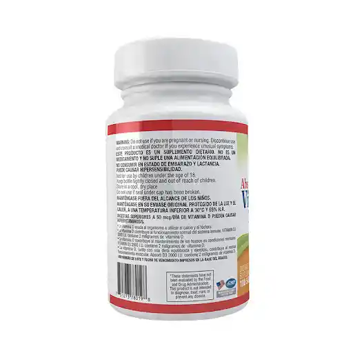HEALTHY AMERICA Vitamina D3 (2000 IU)