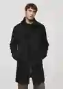 Abrigo Biagio Negro Talla M Hombre Mango