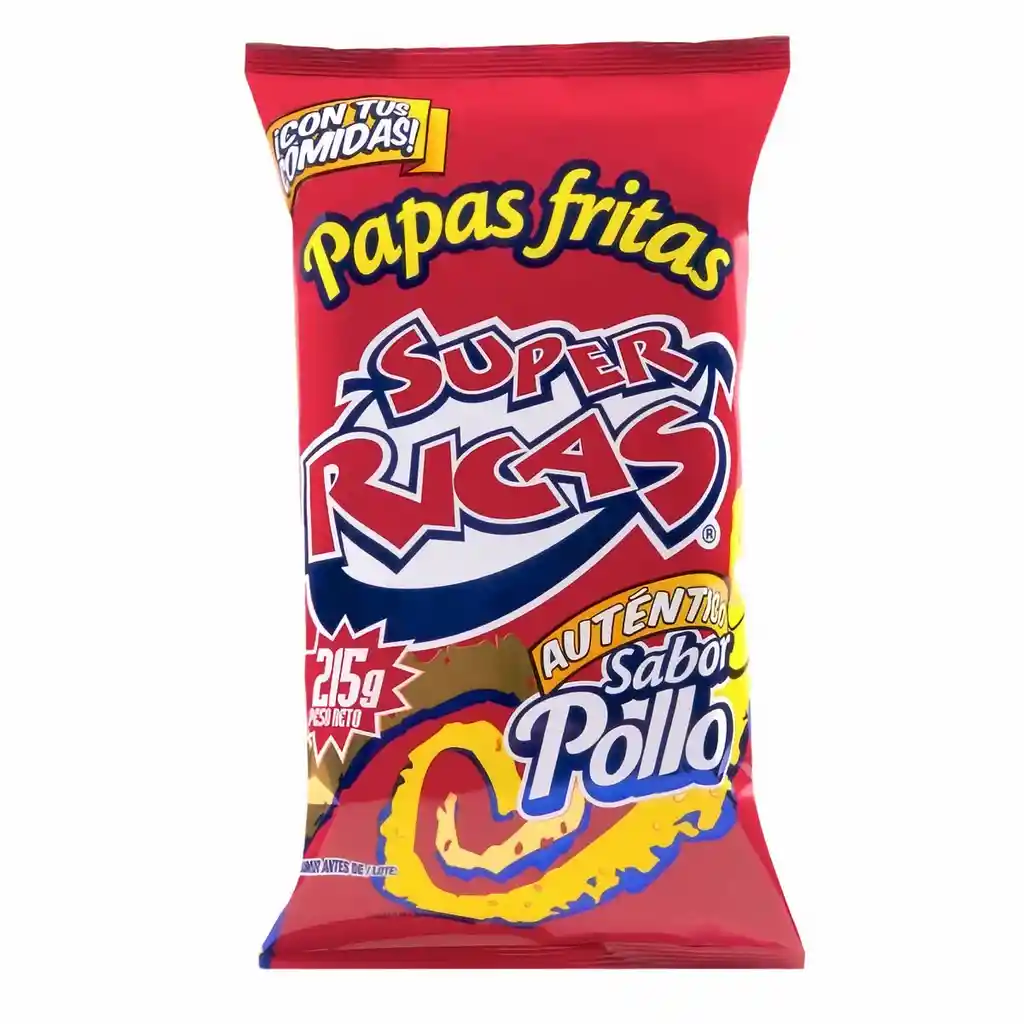 Super Ricas Superpakete Papa Pollo De 45 Gr X 6