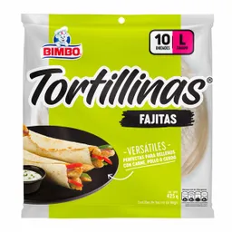 Bimbo Tortillinas Fajitas Versátiles Tamaño L