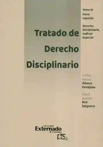 Tratado de Derecho Disciplinario Tomo III - Carlos Gómez
