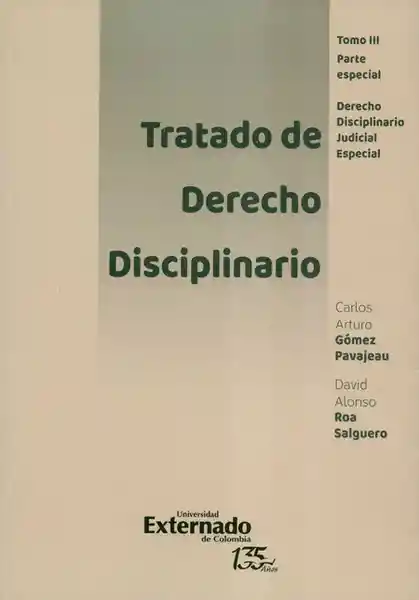 Tratado de Derecho Disciplinario Tomo III - Carlos Gómez