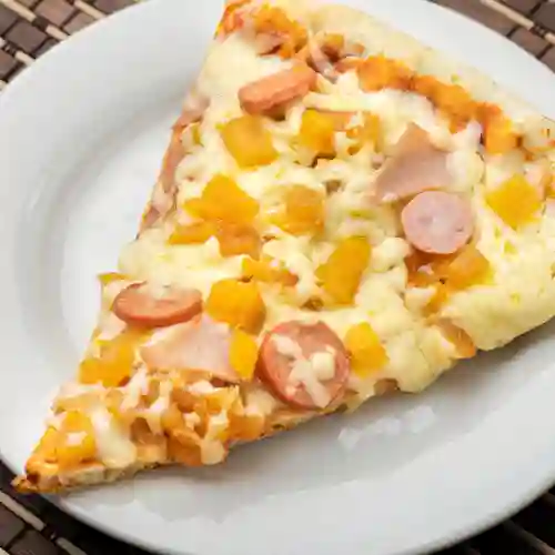 Porción de Pizza Hawaiana