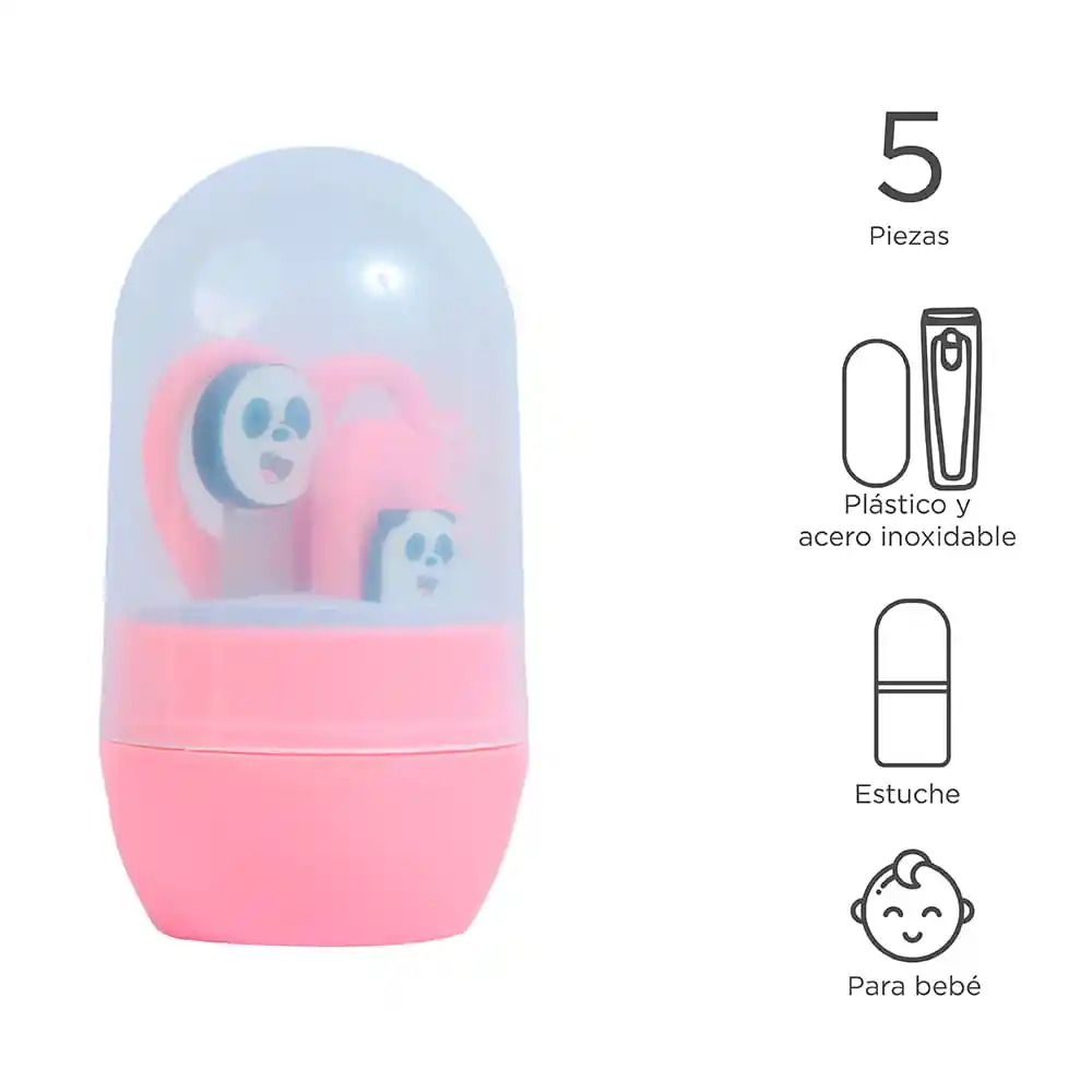 Kit Manicura Para Bebé we Bare Bears Panda Miniso