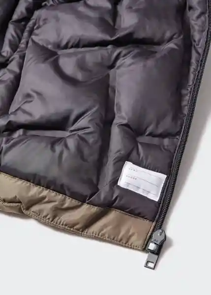 Abrigo Anorak Sebas Coffee Talla 08 Niños Mango