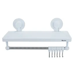 Boccherini Repisa Organizadora Toallera Blanco