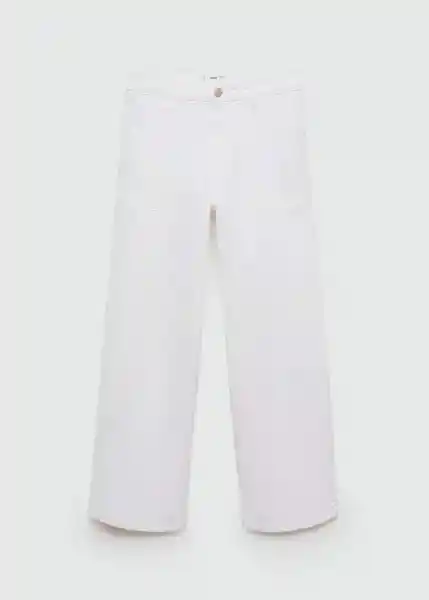 Jean Utilityb Off-White Talla 20 Teen Niña Mango