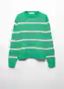 Saco Jersey Malbo Verde Pastel Talla 24 Mujer Mango