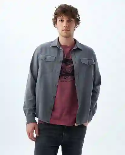 Camisa Hombre Gris Talla XS 819f520 Americanino