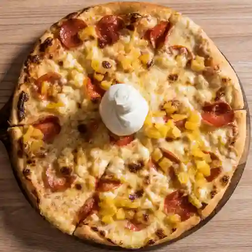 Pizza Burrata Hawaiian Pepperoni