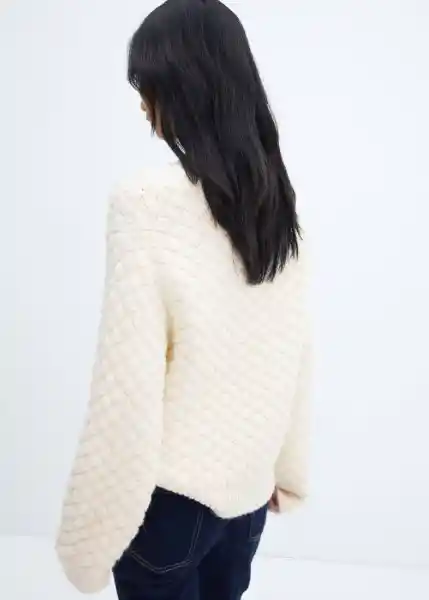 Jersey Elton Off White Talla M Mujer Mango