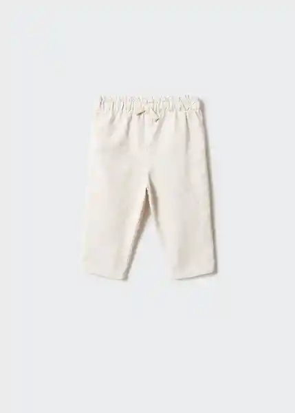 Pantalón Ayle Beige Talla 64 Niños Mango