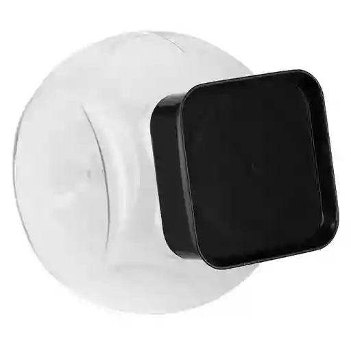 Recipiente Super Clear Tapa Negra Vanyplas