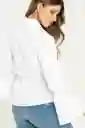 Camisa Popelina Manga Campana