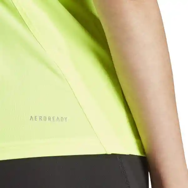 Adidas Camiseta Run it Tee Para Mujer Verde Talla XS